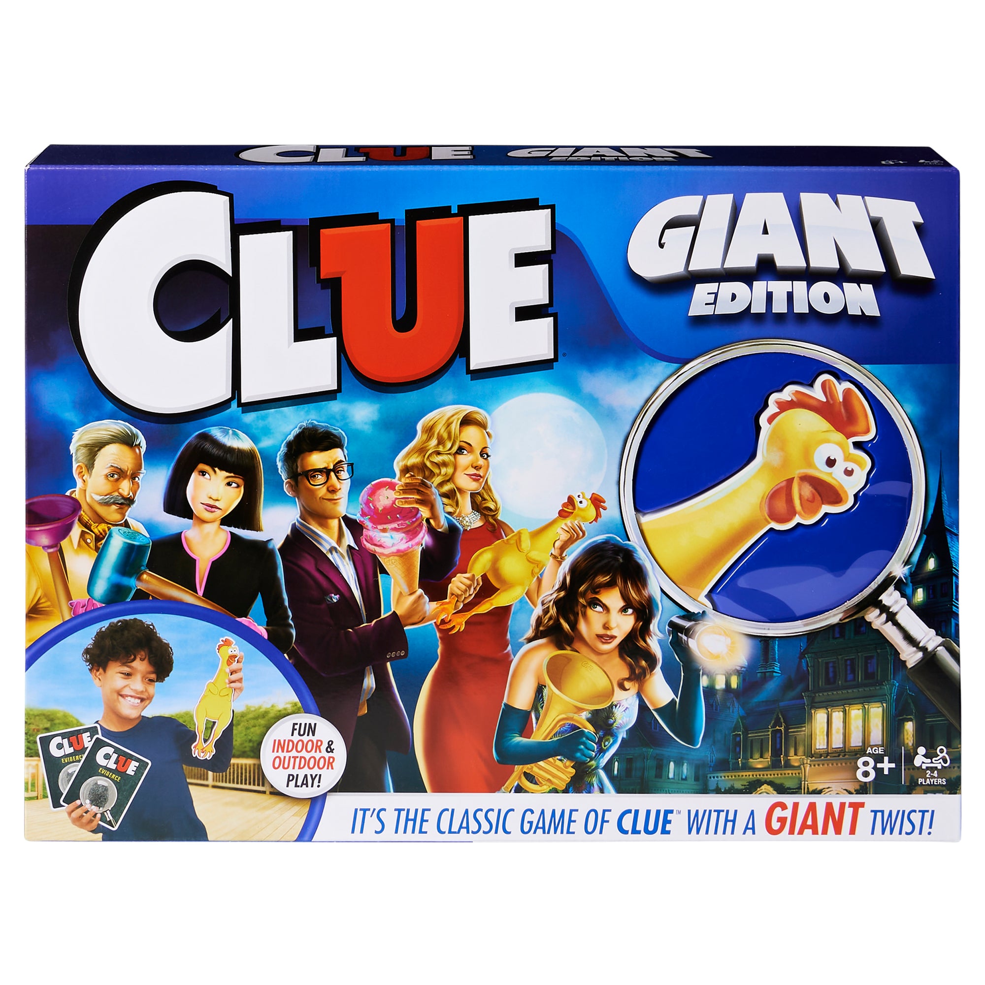 Clue Classic Mystery Retro Board Game: Giant Edition