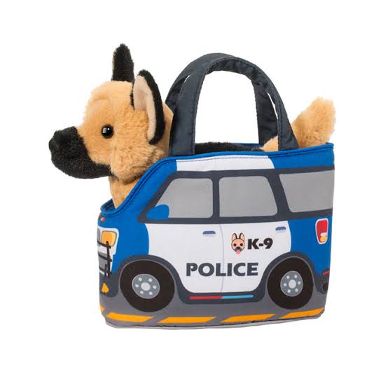 Police Car Pet Sak w/ German Shepherd