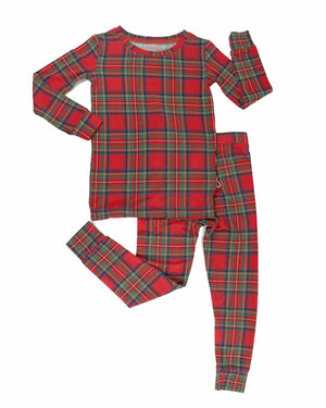 Lev Baby Toddler Lounge Set / Christmas Plaid
