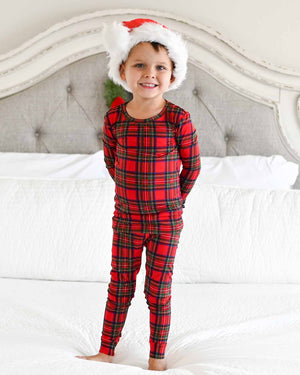 Lev Baby Toddler Lounge Set / Christmas Plaid