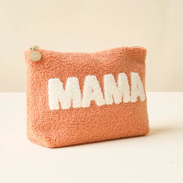 Mama Teddy Fabric Pouch