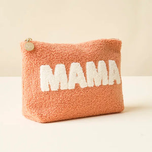 Mama Teddy Fabric Pouch