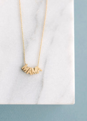MAMA Necklace / Gold