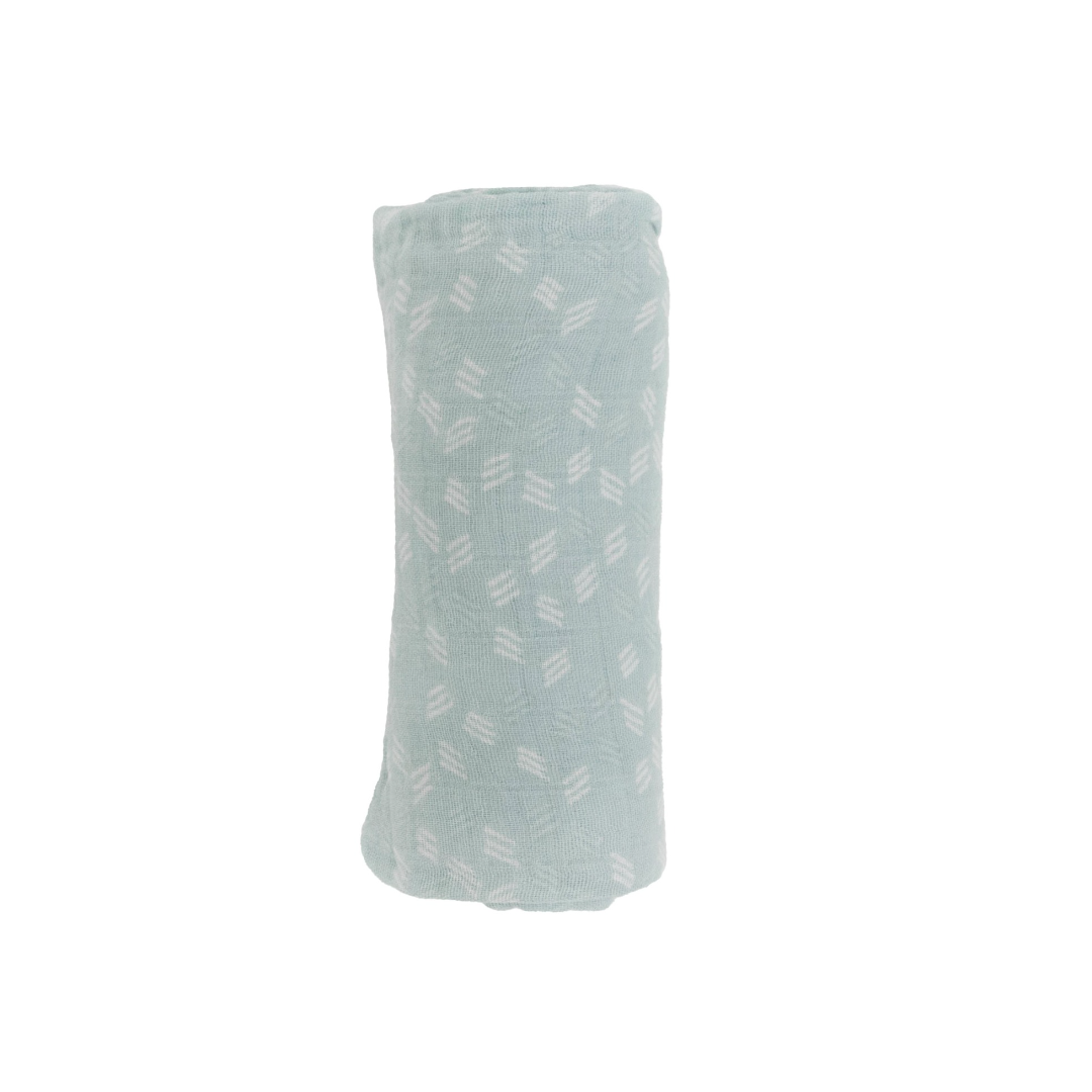 Little Unicorn Cotton Muslin Swaddle / Misty Field