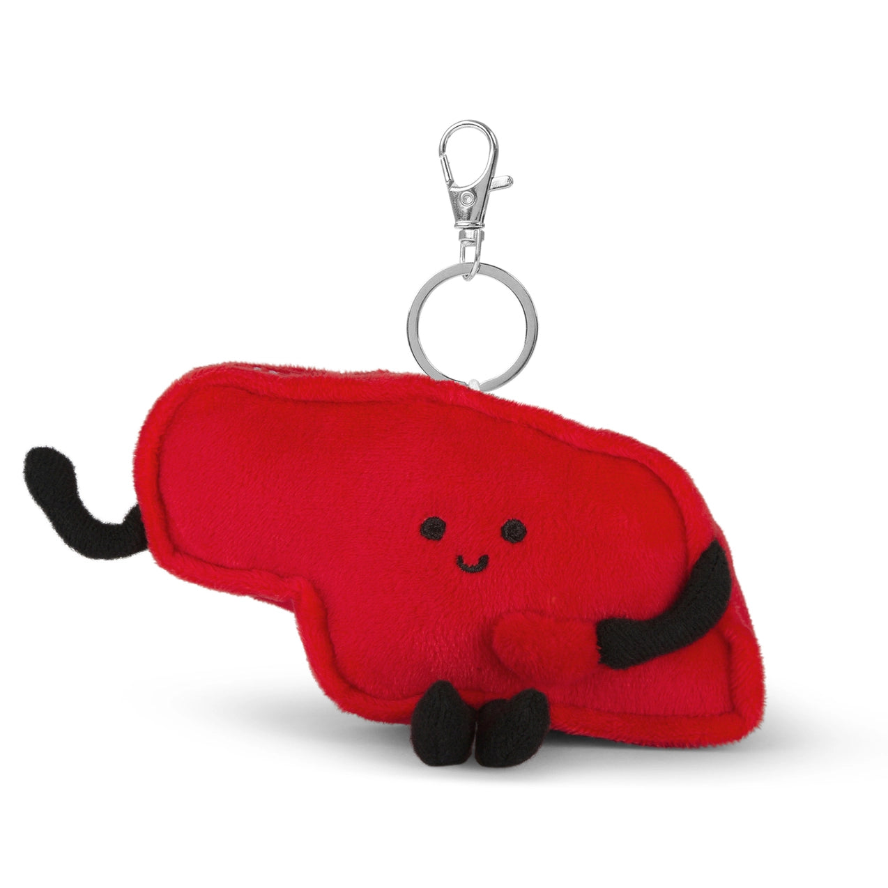 Nebraska Stuffed State Keychain