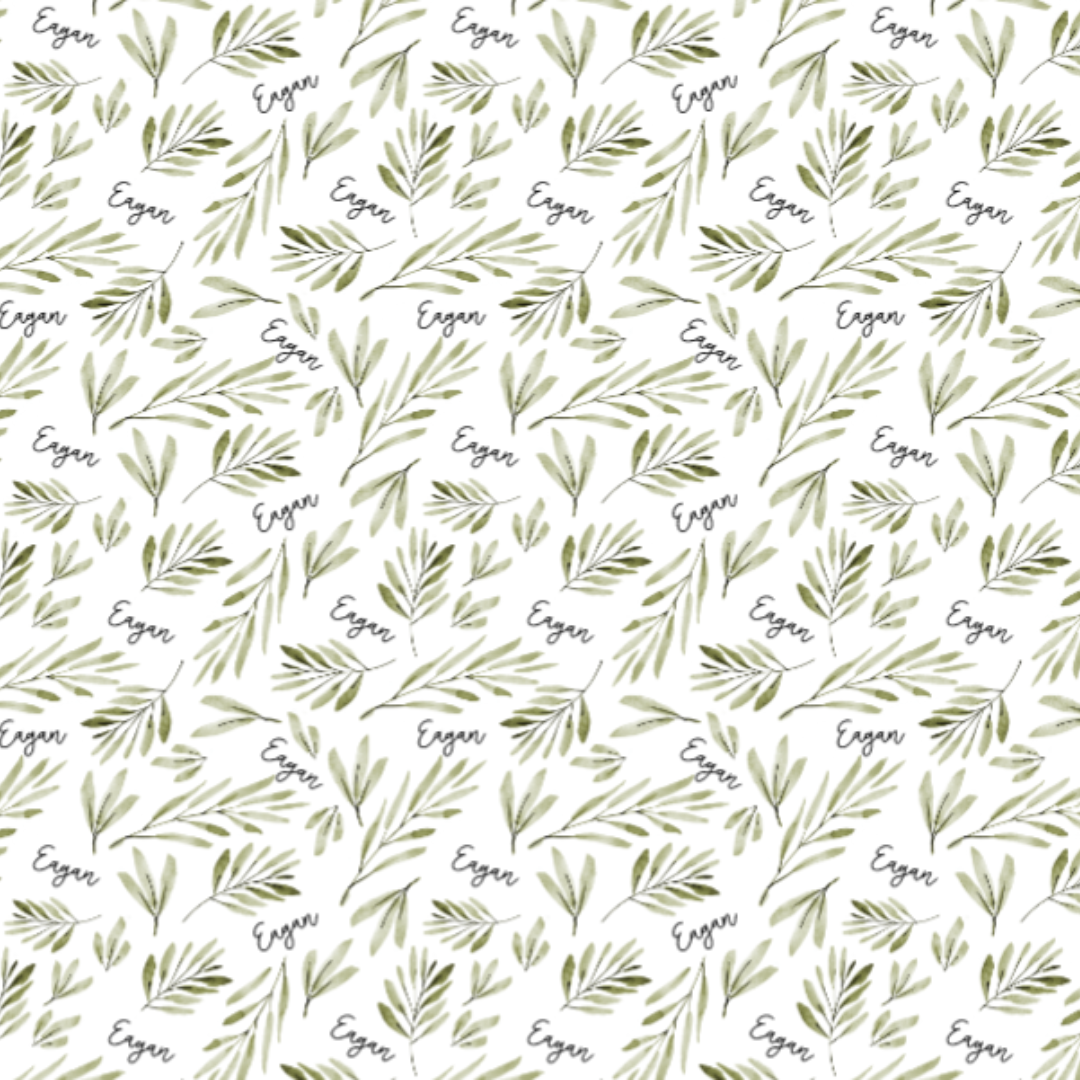 Personalized Stretchy Blanket | Olive Branch