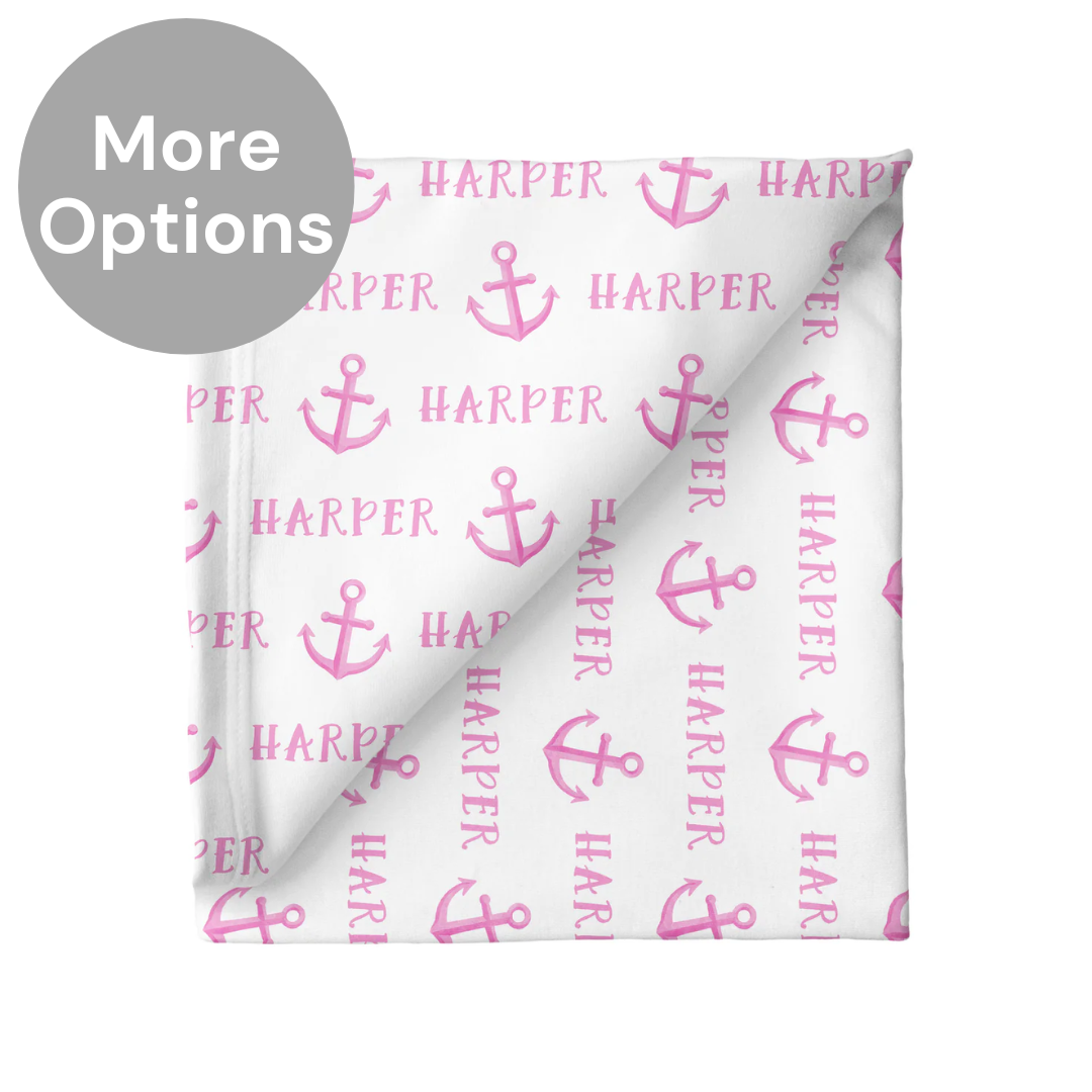 Personalized Stretchy Blanket | Anchor