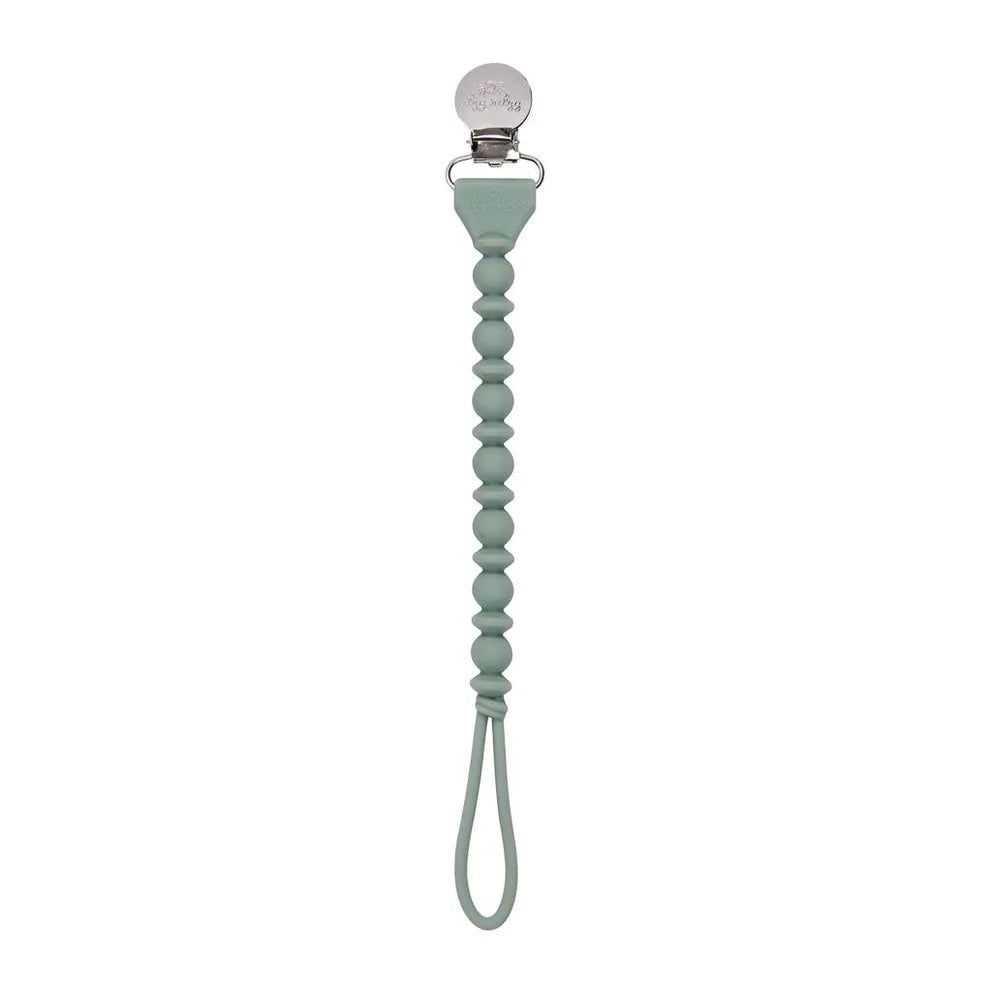 Itzy Ritzy Sweetie Strap Silicone Beaded Pacifier Clip