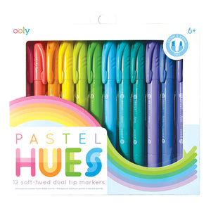 Pastel Hue Markers - Set of 12