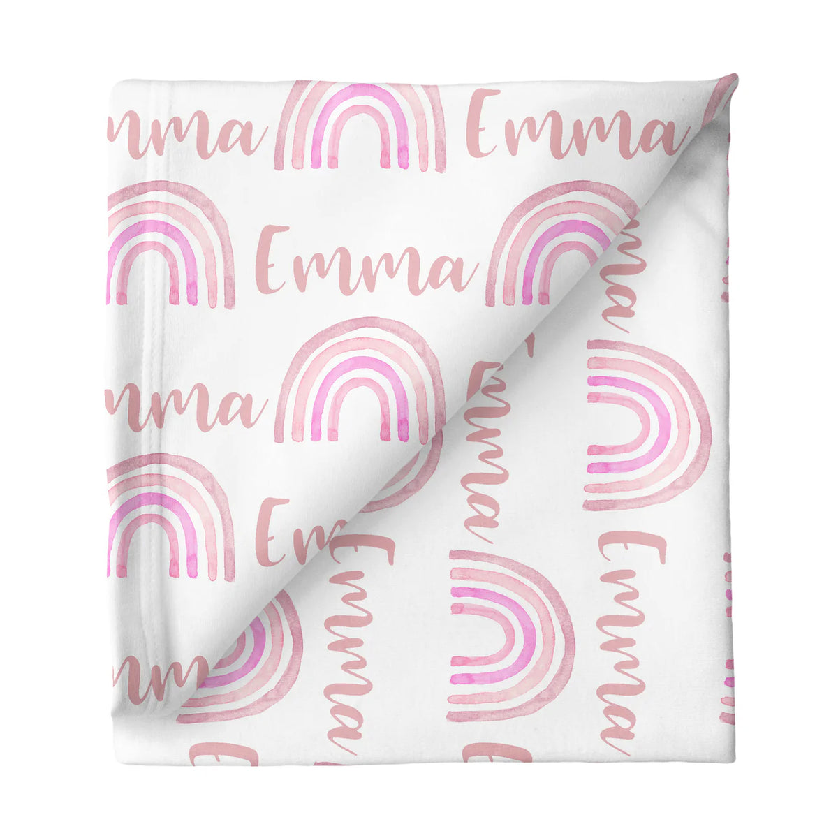 Personalized Stretchy Blanket | Rainbow