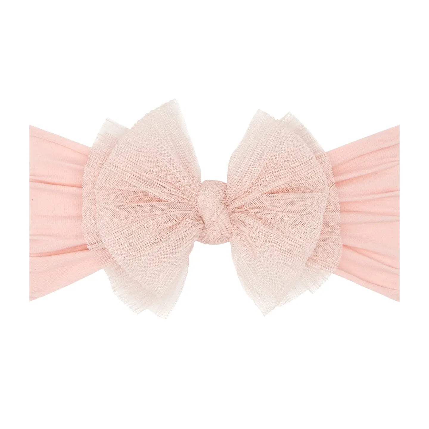 Tulle FAB Headband / Pleated Rose Quartz