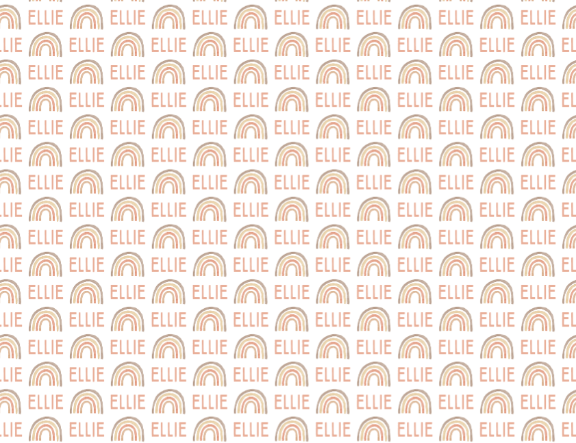 Plush Minky Fleece Personalized Blanket | Rainbow