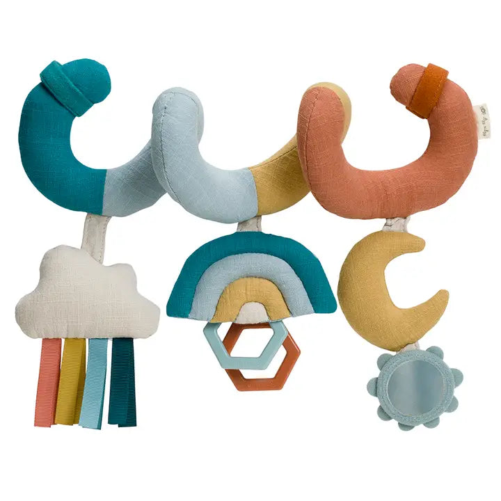 Itzy Bitzy Spiral Car Seat Activity Toy - Rainbow