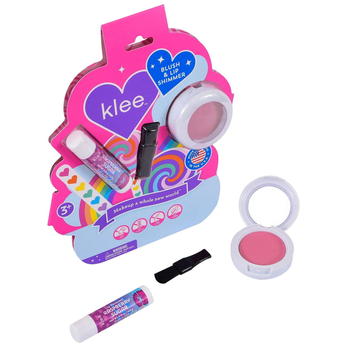 Klee Seabreeze Spark Blush and Lip Shimmer Set