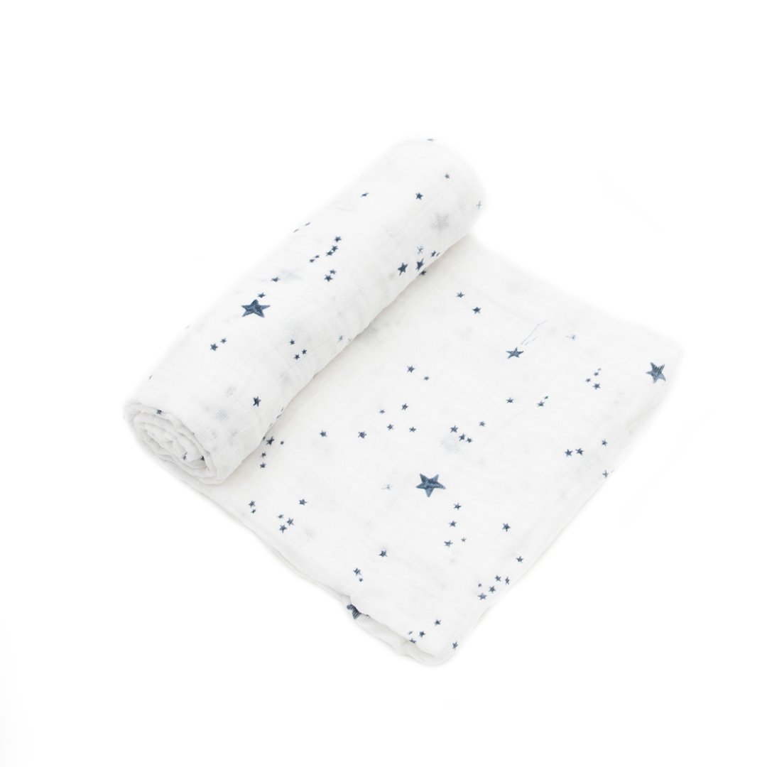 Little Unicorn Cotton Muslin Swaddle / Shooting Stars