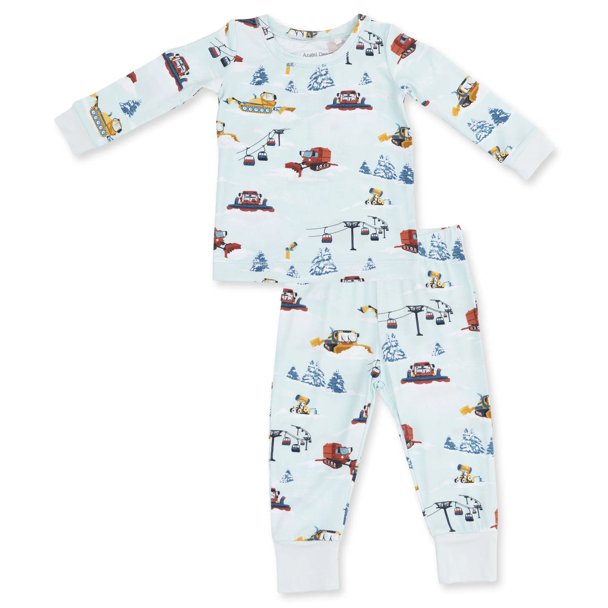 Long Sleeve Toddler Loungewear Set / Snow Cats