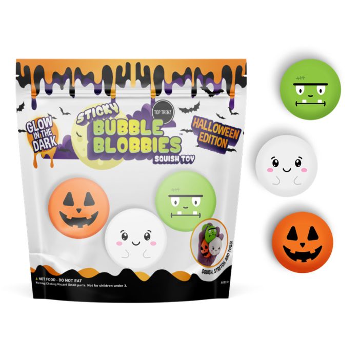 Sticky Bubble Blobbies Halloween Sensory Toy