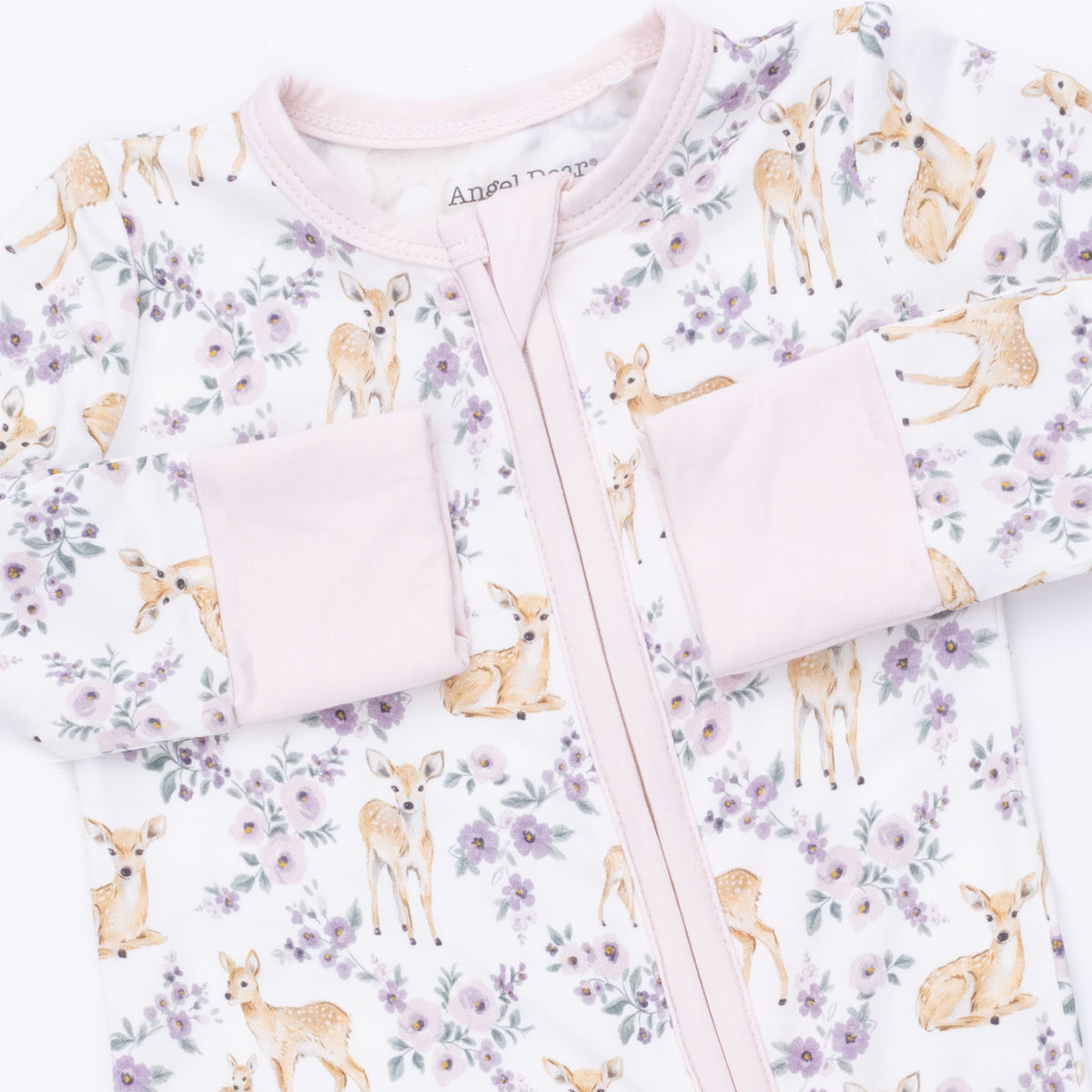 Angel Dear Floral Deer Convertible Romper