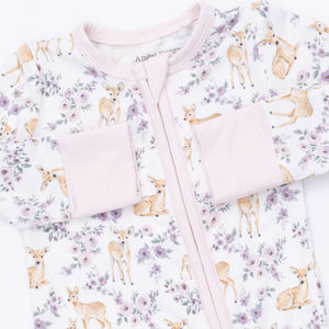 Angel Dear Floral Deer Convertible Romper