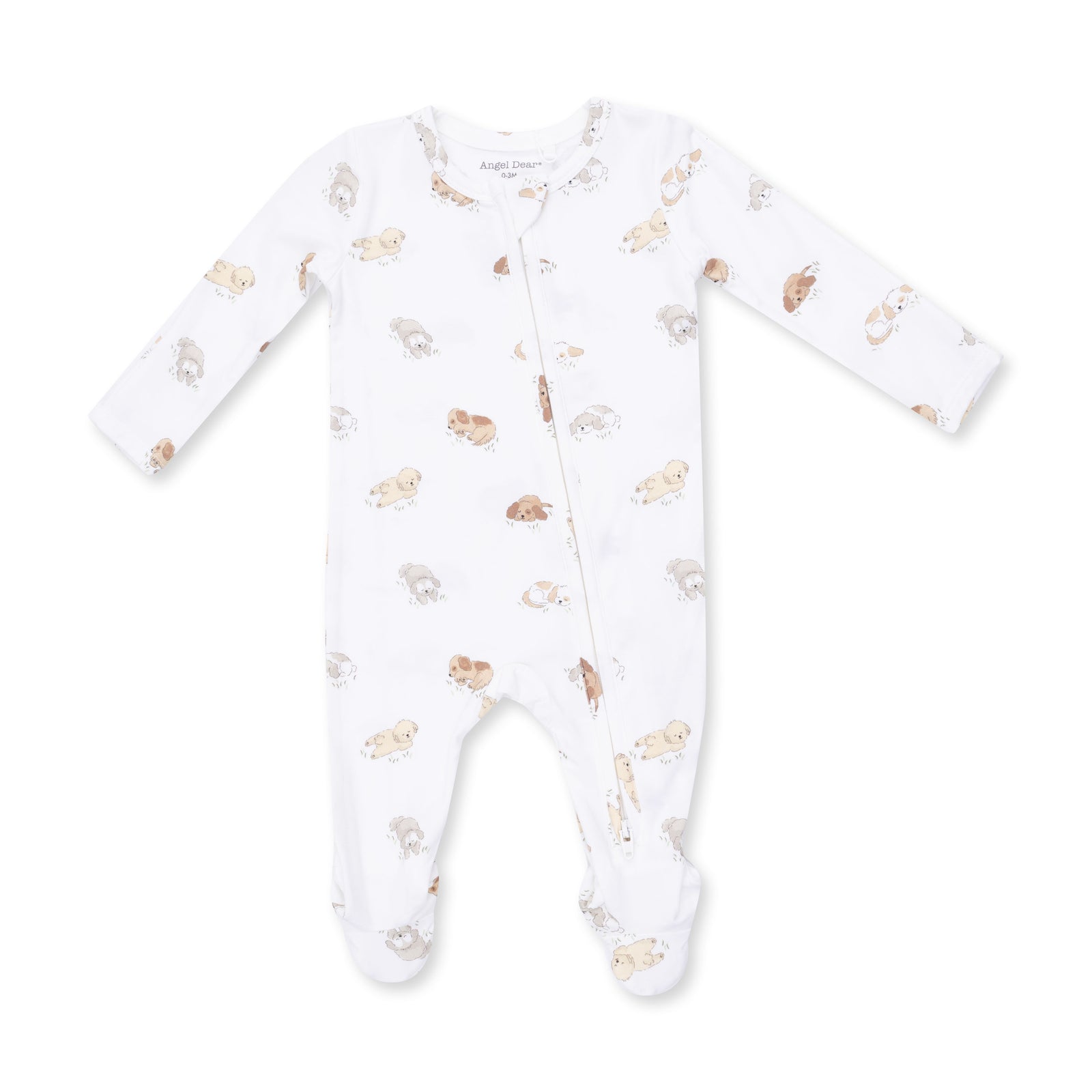 Puppy Snuggle Club 2 Way Zipper Footie