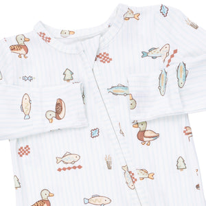 Lake Cuties 2 Way Zipper Footie
