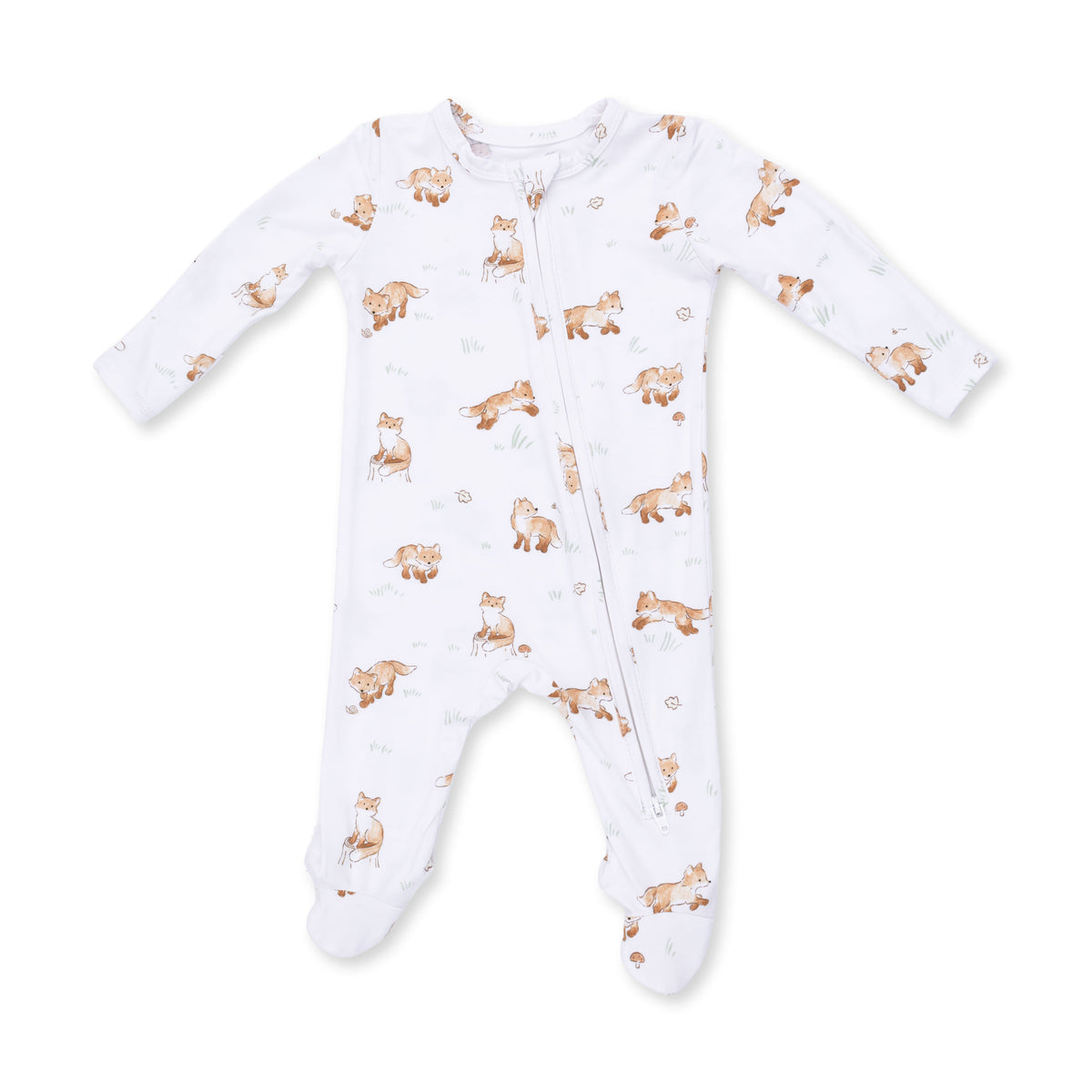 Little Explorer Fox 2 Way Zipper Footie