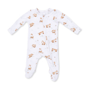 Little Explorer Fox 2 Way Zipper Footie