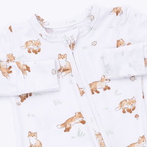Little Explorer Fox 2 Way Zipper Footie