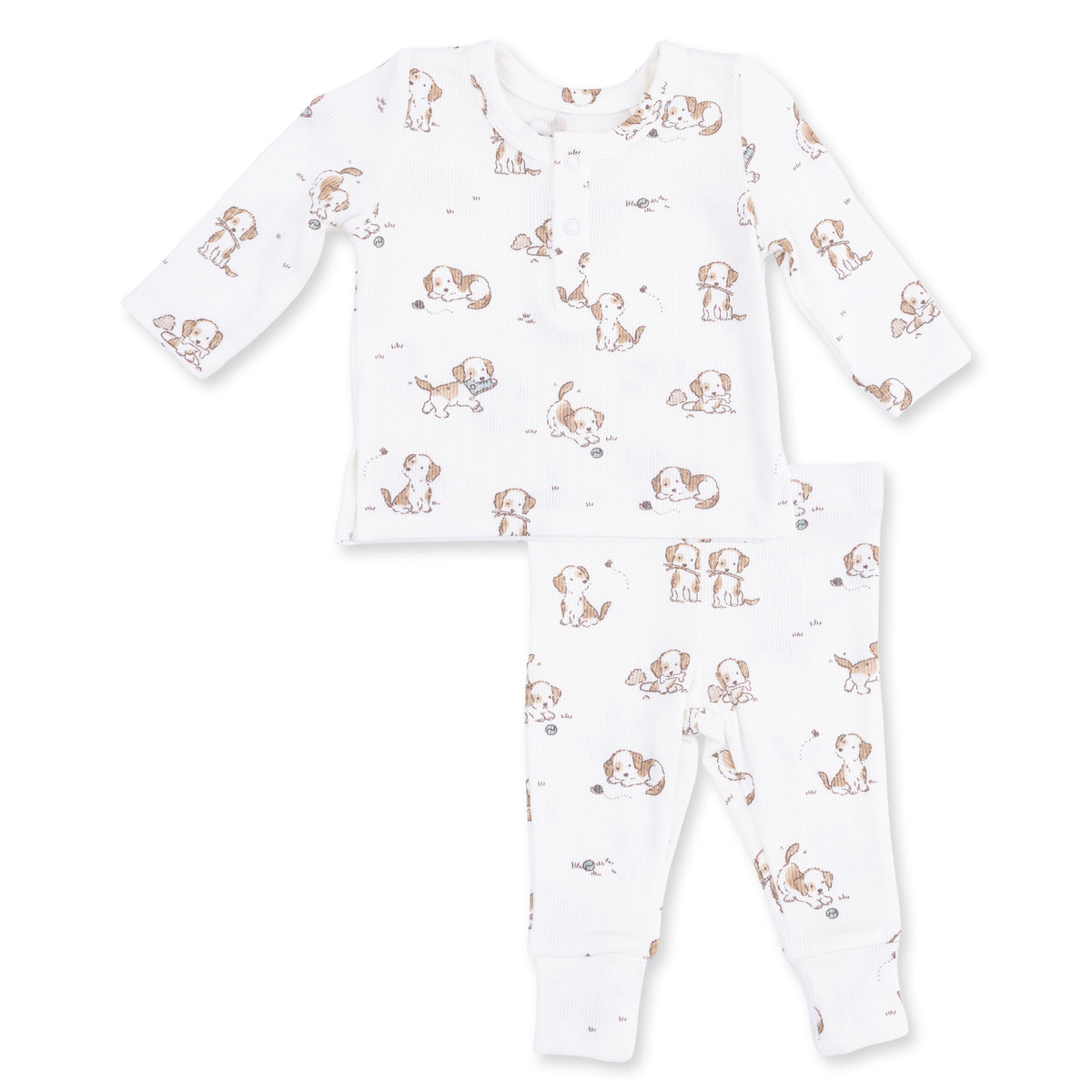 Explorer Puppy Long Sleeve Henley Play Set / Blue