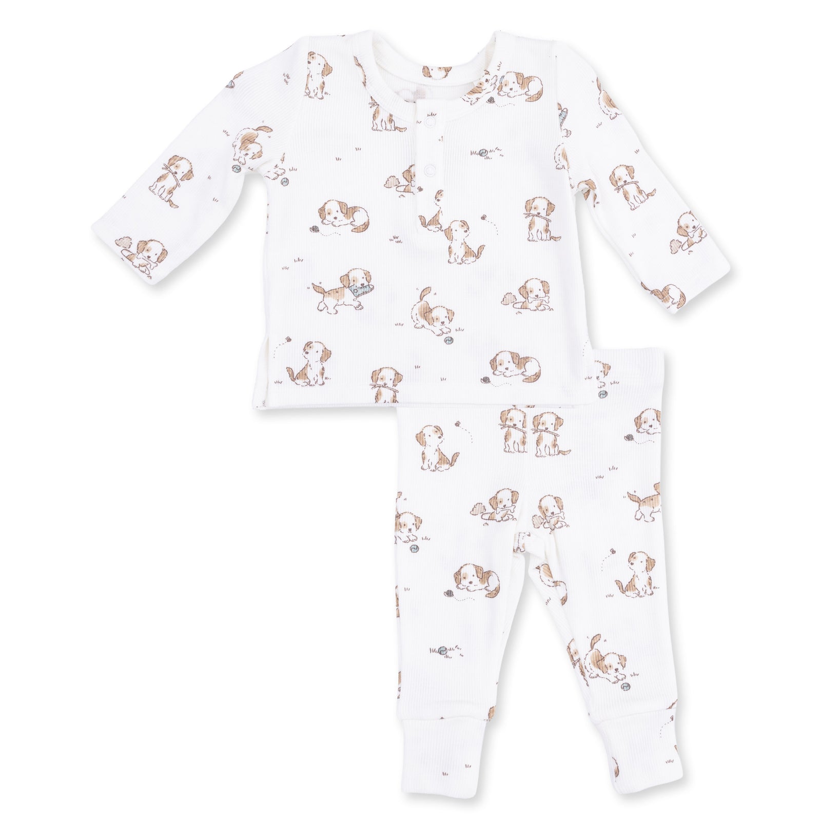 Explorer Puppy Long Sleeve Henley Play Set / Blue