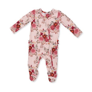 Sabrina 2 Way Ruffle Back Zipper Footie