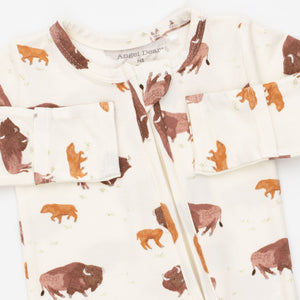 American Buffalo 2 Way Zipper Footie