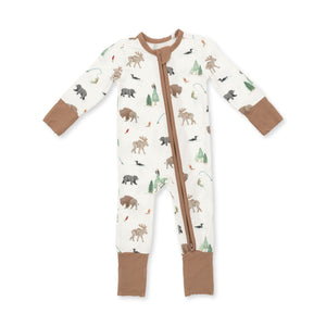 Angel Dear Convertible Romper / Northern Woodland Animals