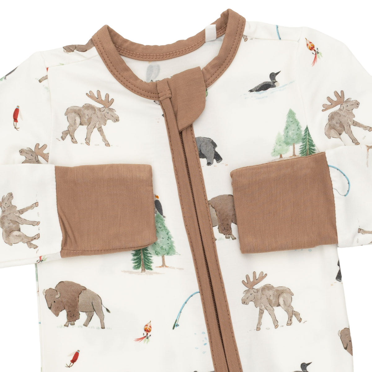 Angel Dear Convertible Romper / Northern Woodland Animals