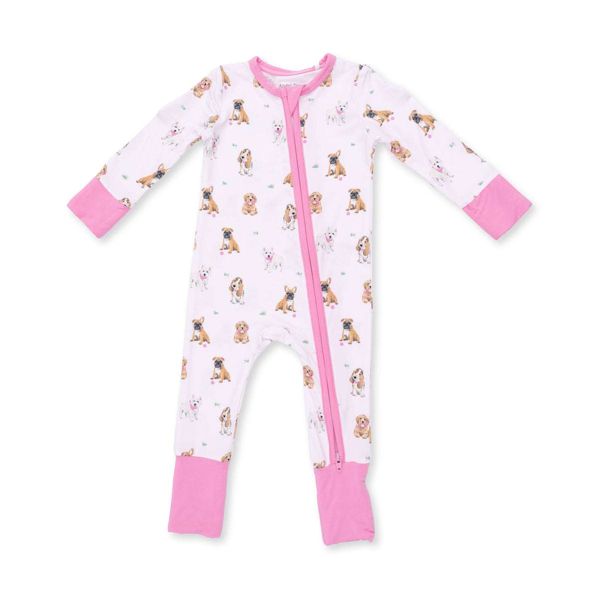 Bestie Dogs Convertible Romper / Pink