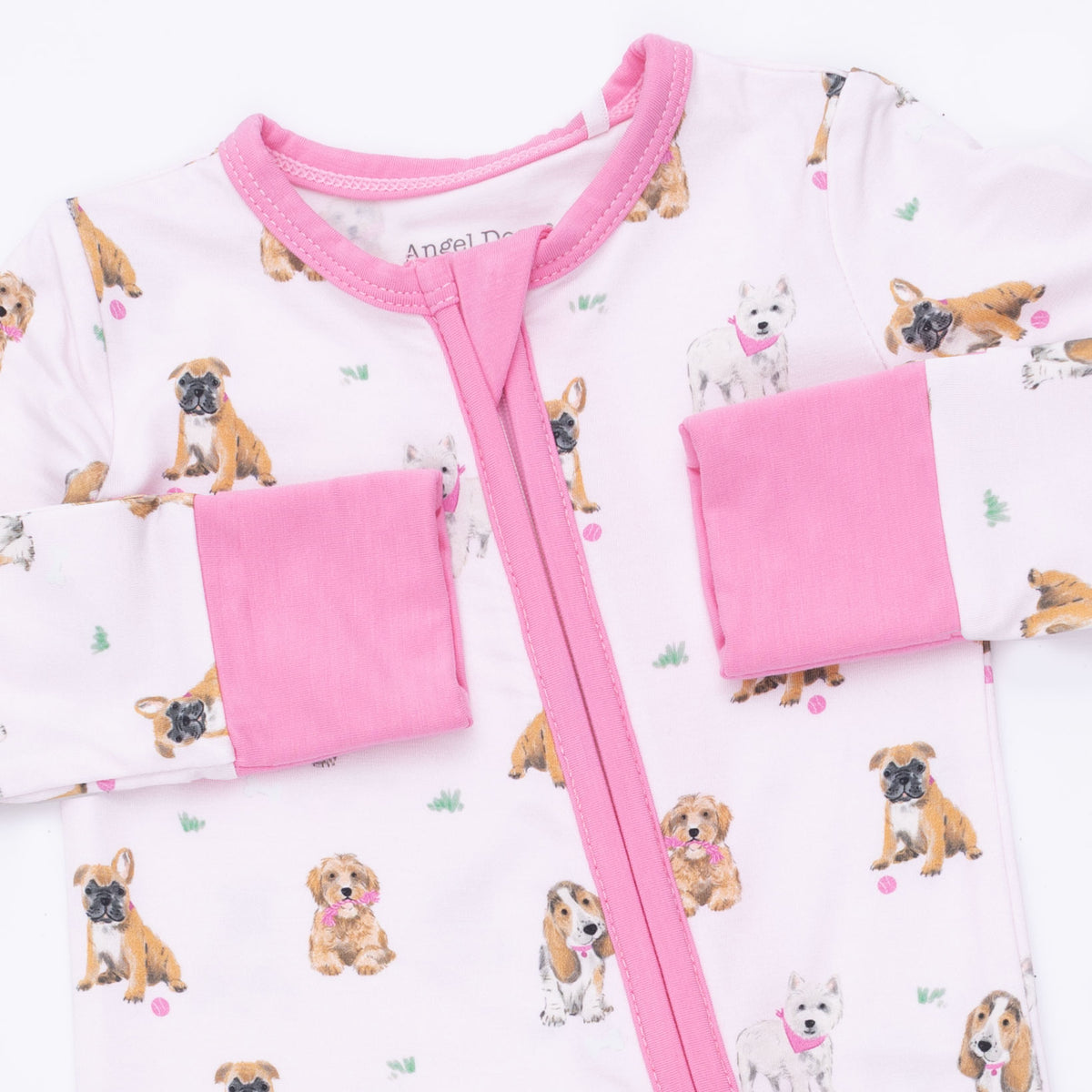 Bestie Dogs Convertible Romper / Pink