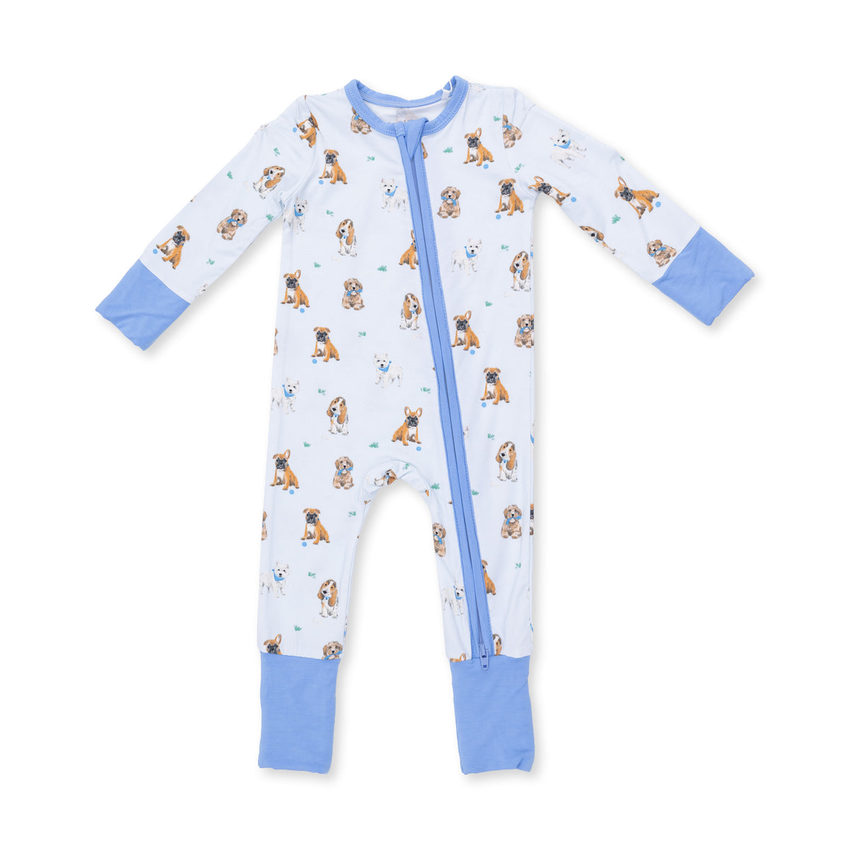 Bestie Dogs Convertible Romper / Blue