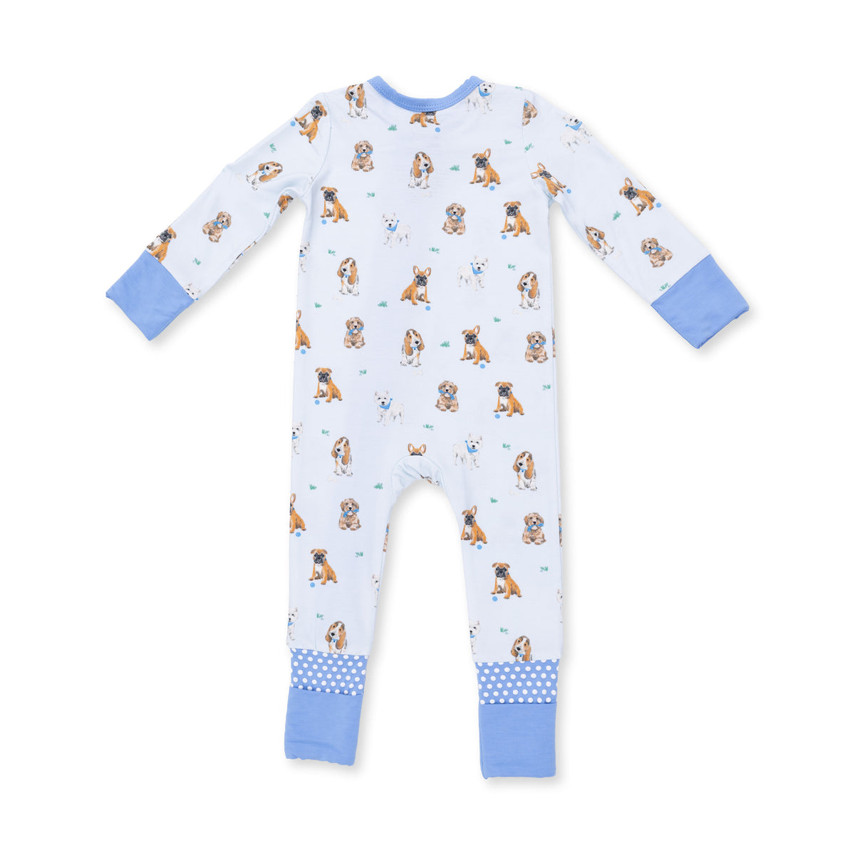 Bestie Dogs Convertible Romper / Blue