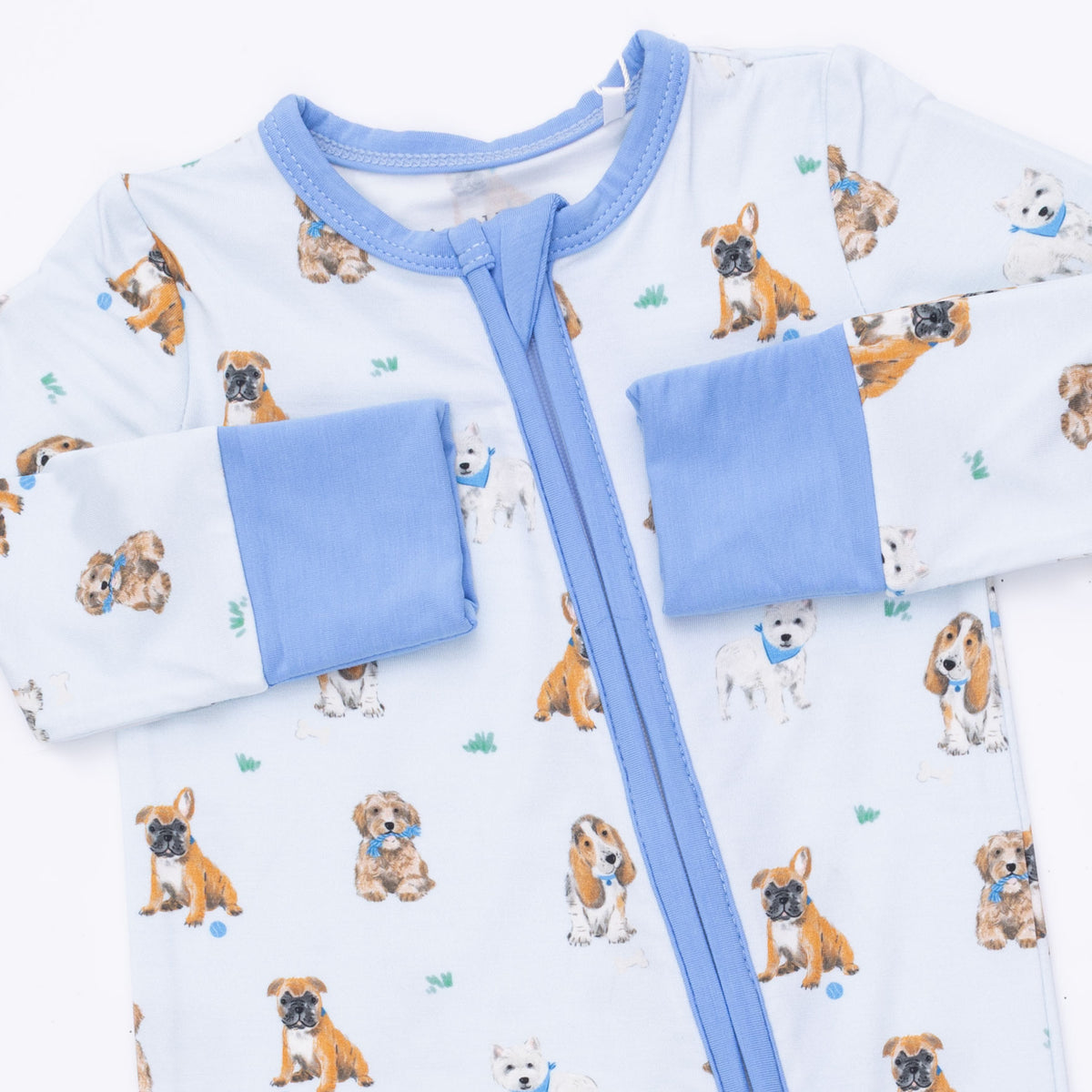 Bestie Dogs Convertible Romper / Blue