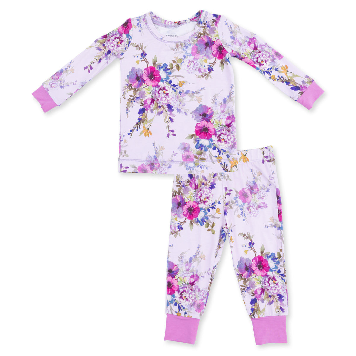 Long Sleeve Toddler Loungewear Set / Dahlia Floral