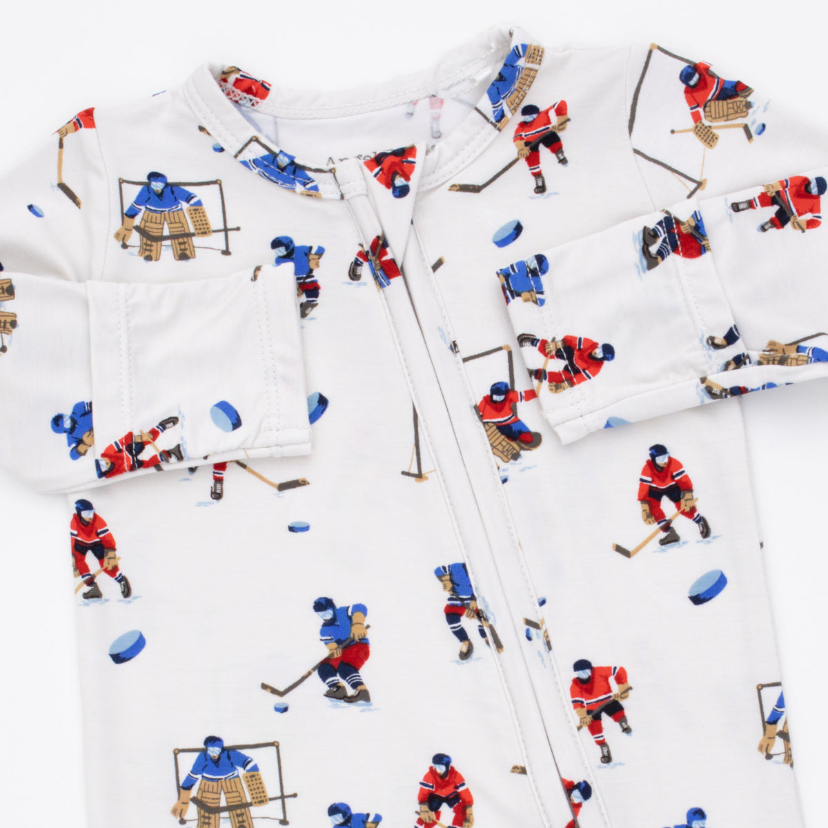 Hockey Players 2 Way Zipper Footie