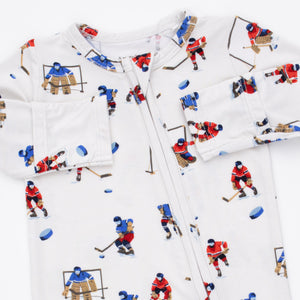 Hockey Players 2 Way Zipper Footie