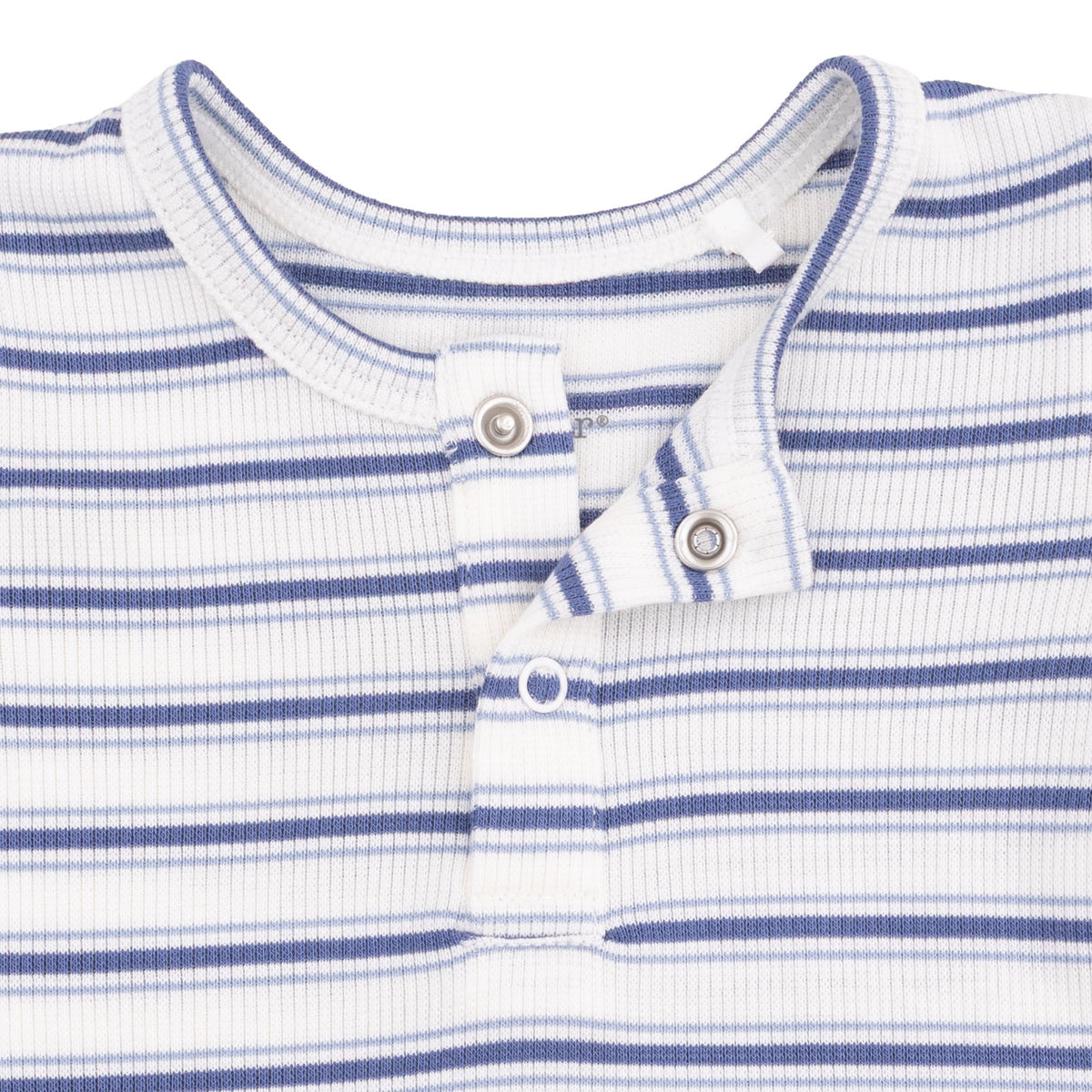 Vintage Blue Stripe Long Sleeve Henley Play Set