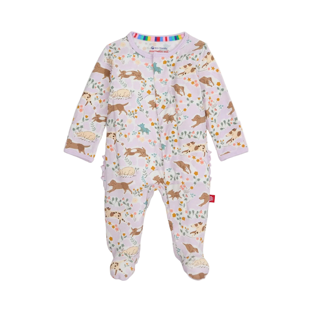 Magnetic Me Modal Magnetic Ruffle Footie / Best Fur-end