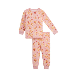 Magnetic Me Modal Magnetic Toddler Pajama Set / Pink Pizza My Heart
