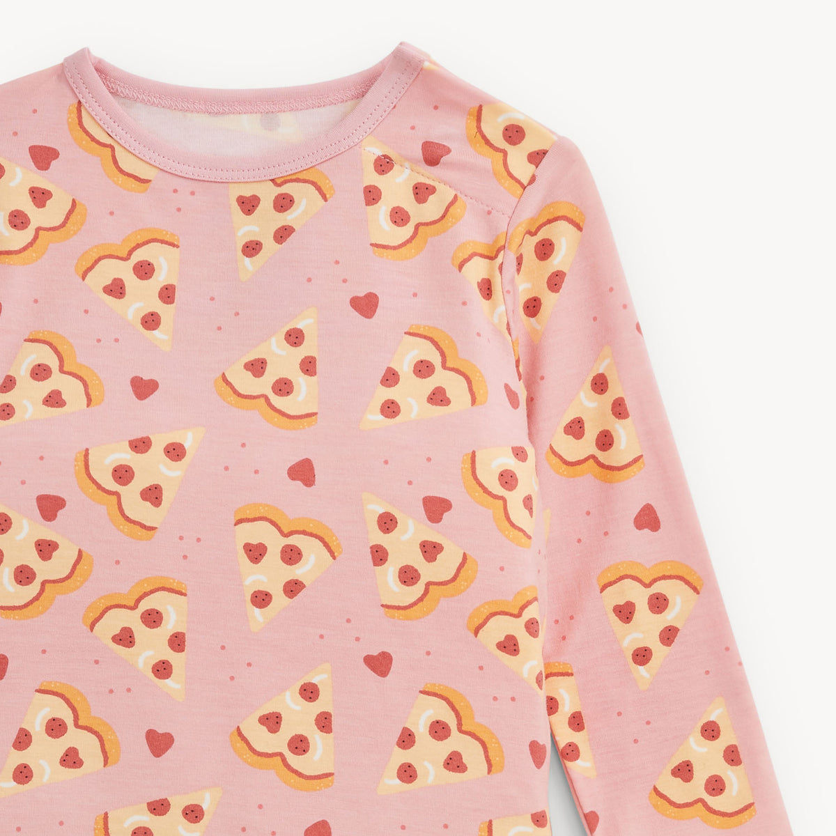 Magnetic Me Modal Magnetic Toddler Pajama Set / Pink Pizza My Heart