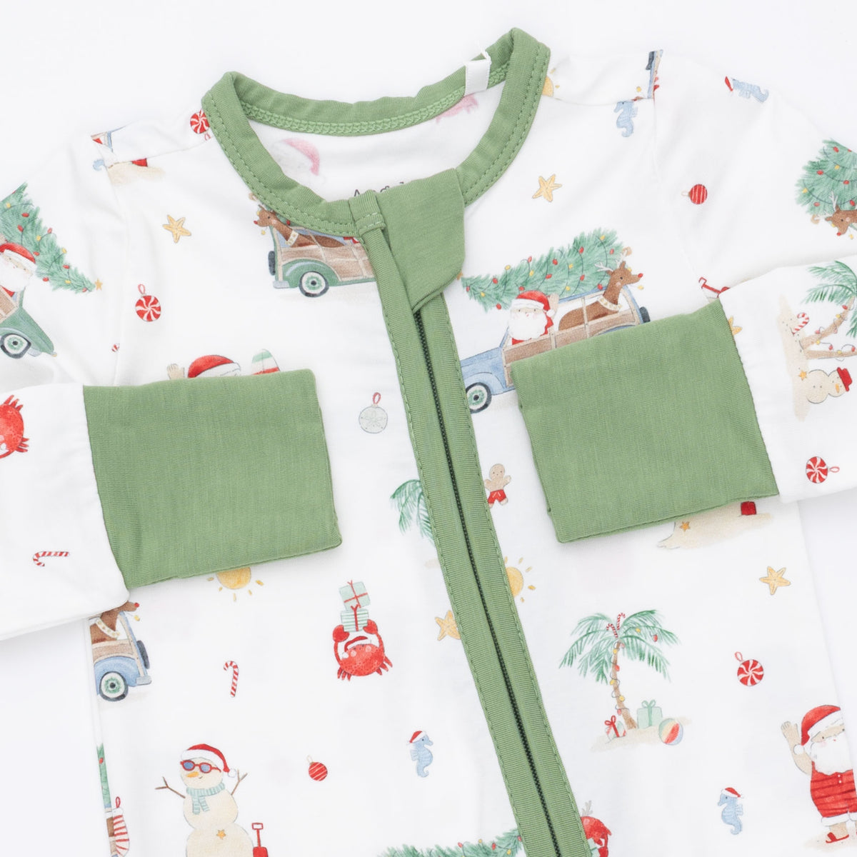 Angel Dear Beach Christmas Convertible Romper