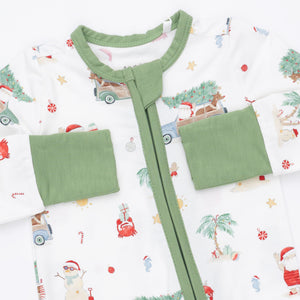 Angel Dear Beach Christmas Convertible Romper