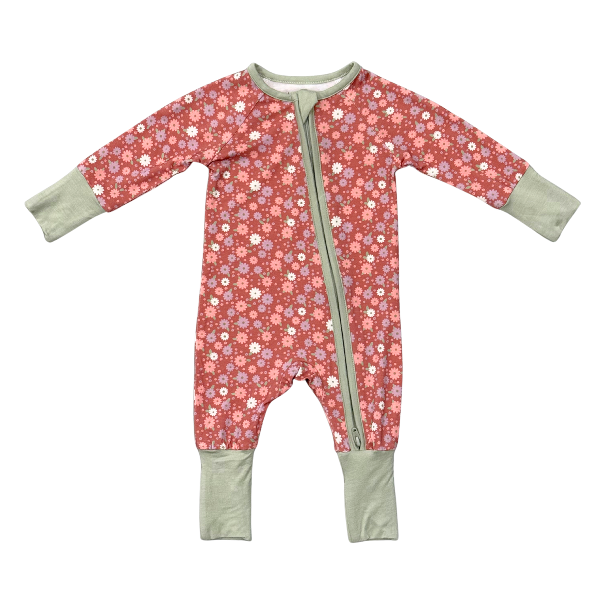 Babysprouts Zip Romper / Tiny Petals