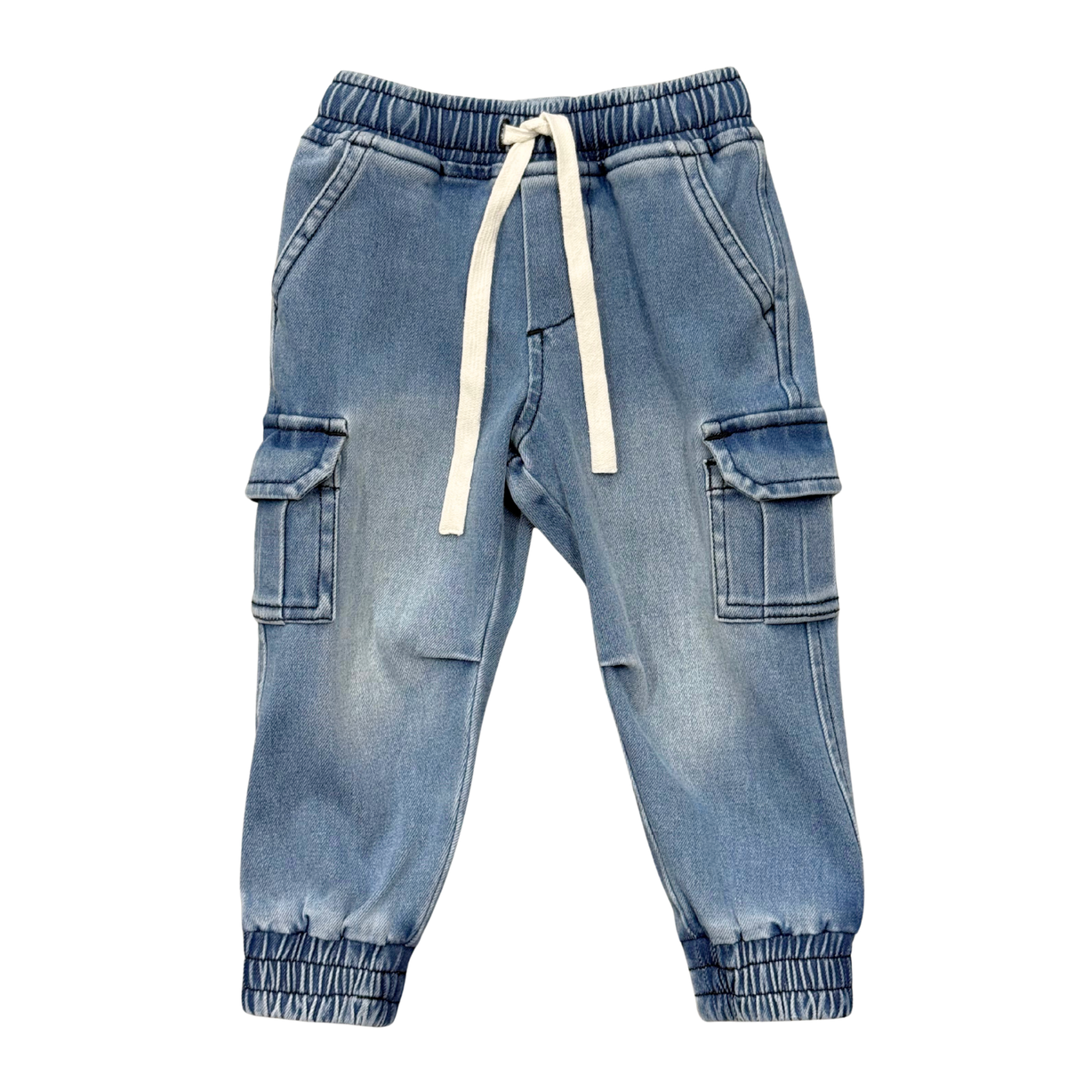 Babysprouts Mid Blue Wash Denim Joggers